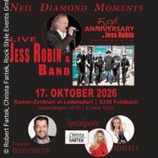 Neil Diamond Moments: Jess Robin feiert sein Bühnenjubiläum