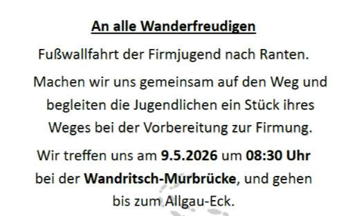 Firmfußwallfahrt