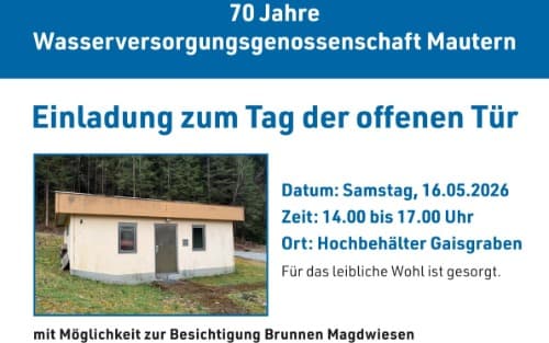 WVG Mautern: 70 Jahre WVG Tag der offenen Türe