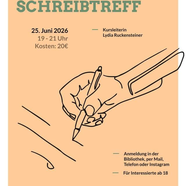 Schreibtreff in der Bibliothek Enns