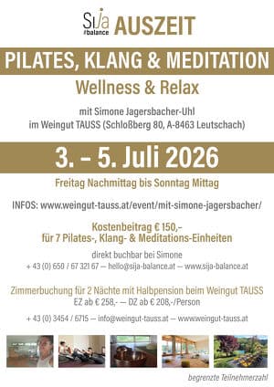 Auszeit für Dich mit Pilates, Klang & Meditation