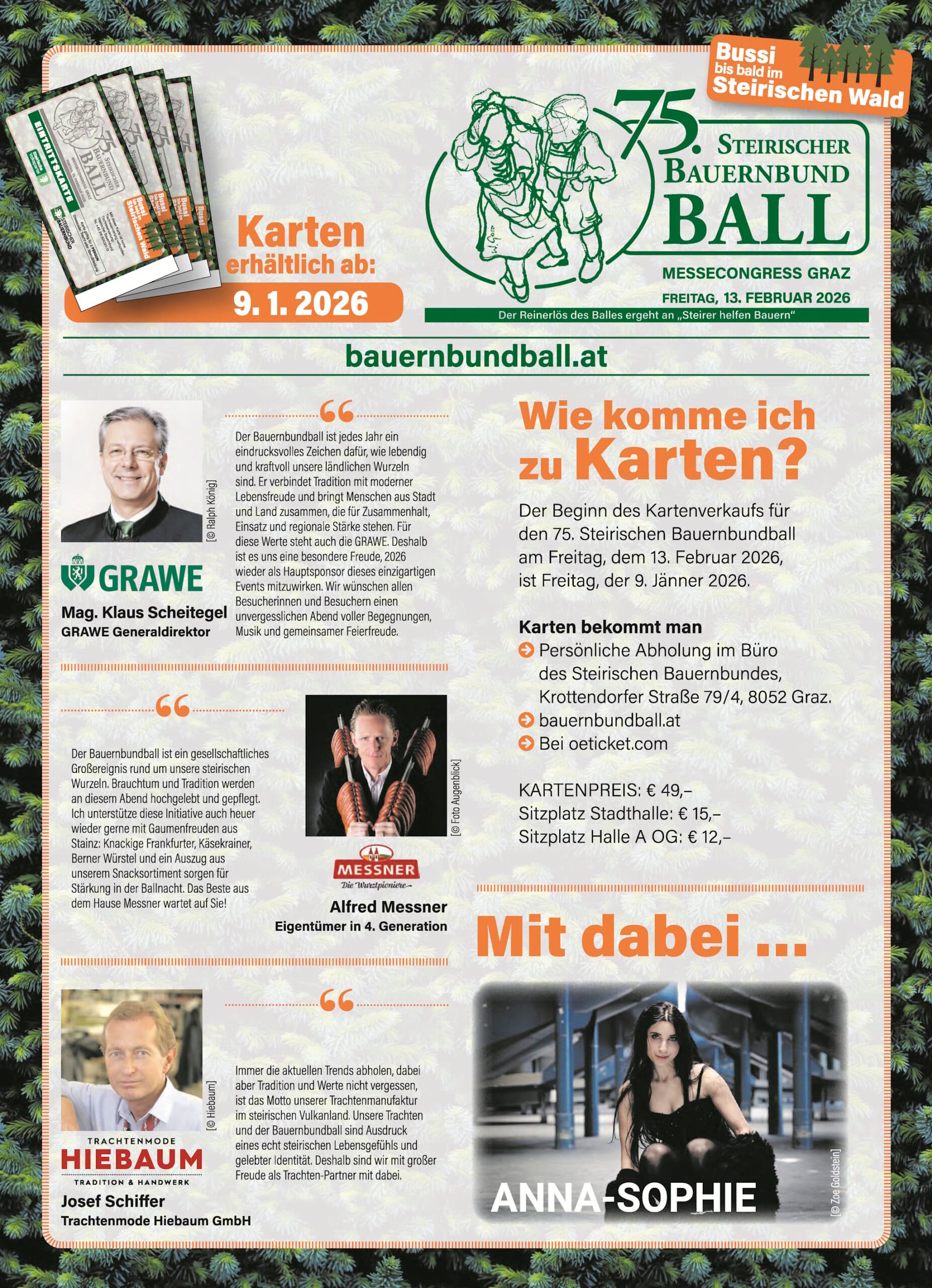 Steirischer Bauernbundball 2027 (Region Graz)