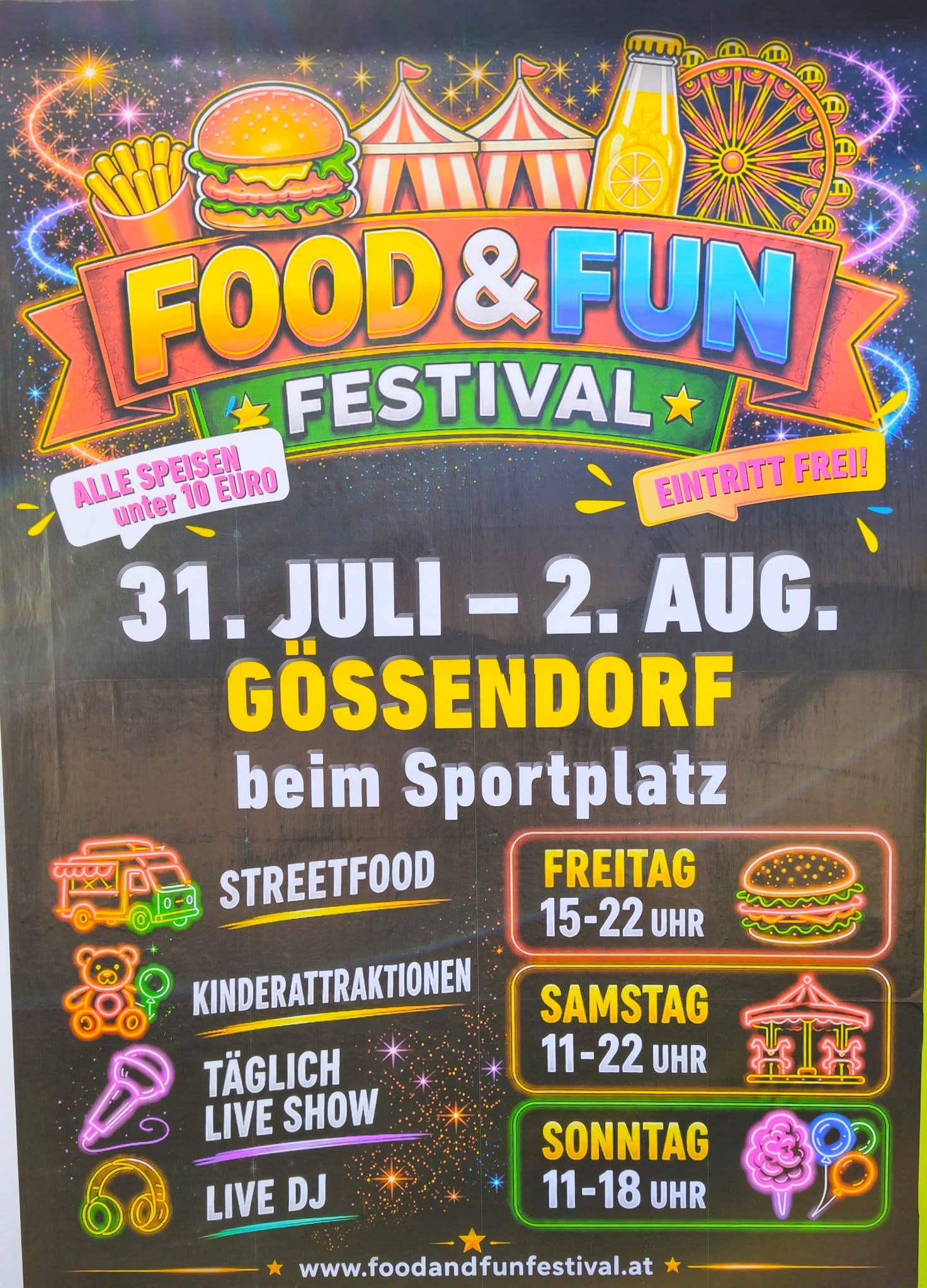 Food und Fun Festival 2026 in Gössendorf