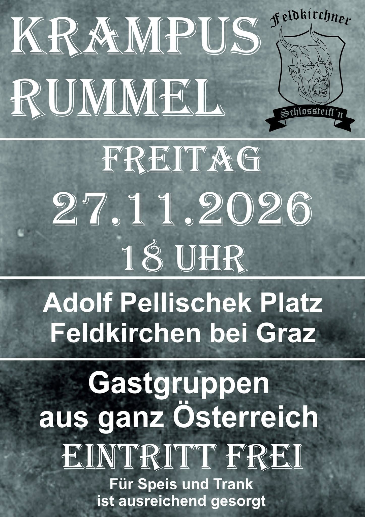 Krampusrummel 2026 in Feldkirchen bei Graz