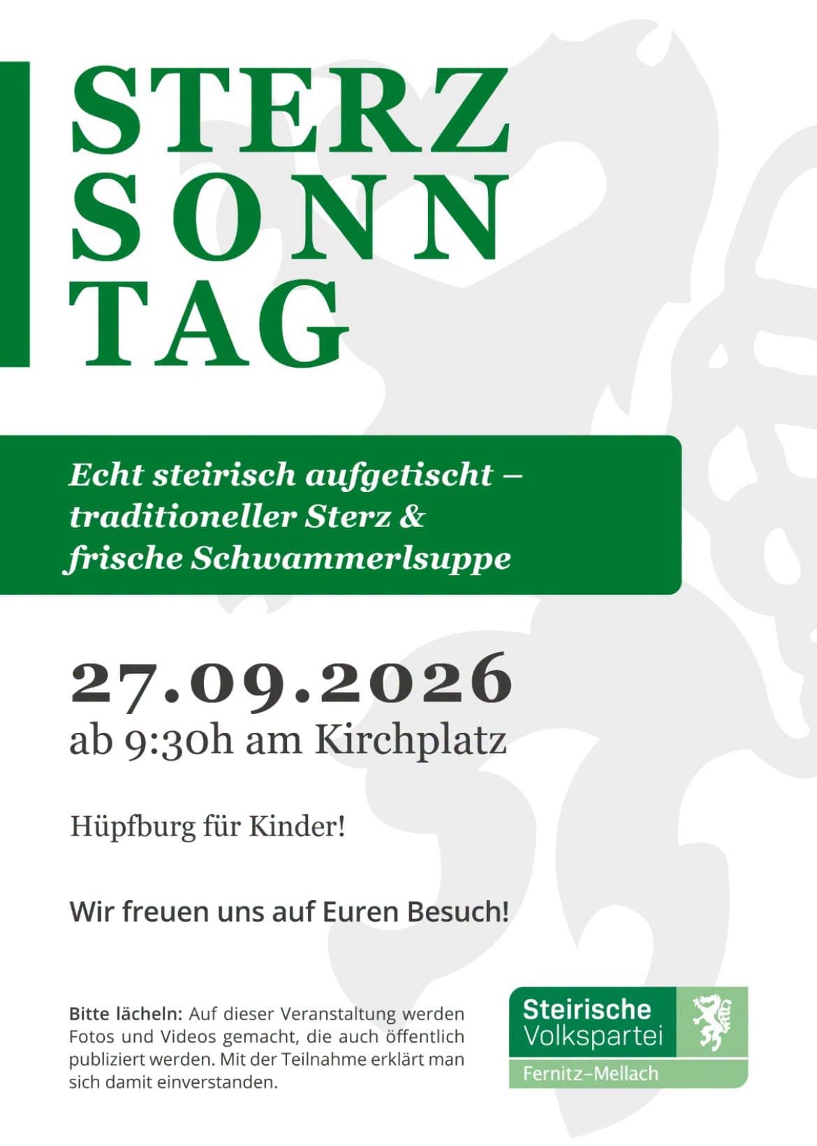 Traditioneller Sterzsonntag in Fernitz-Mellach 2026