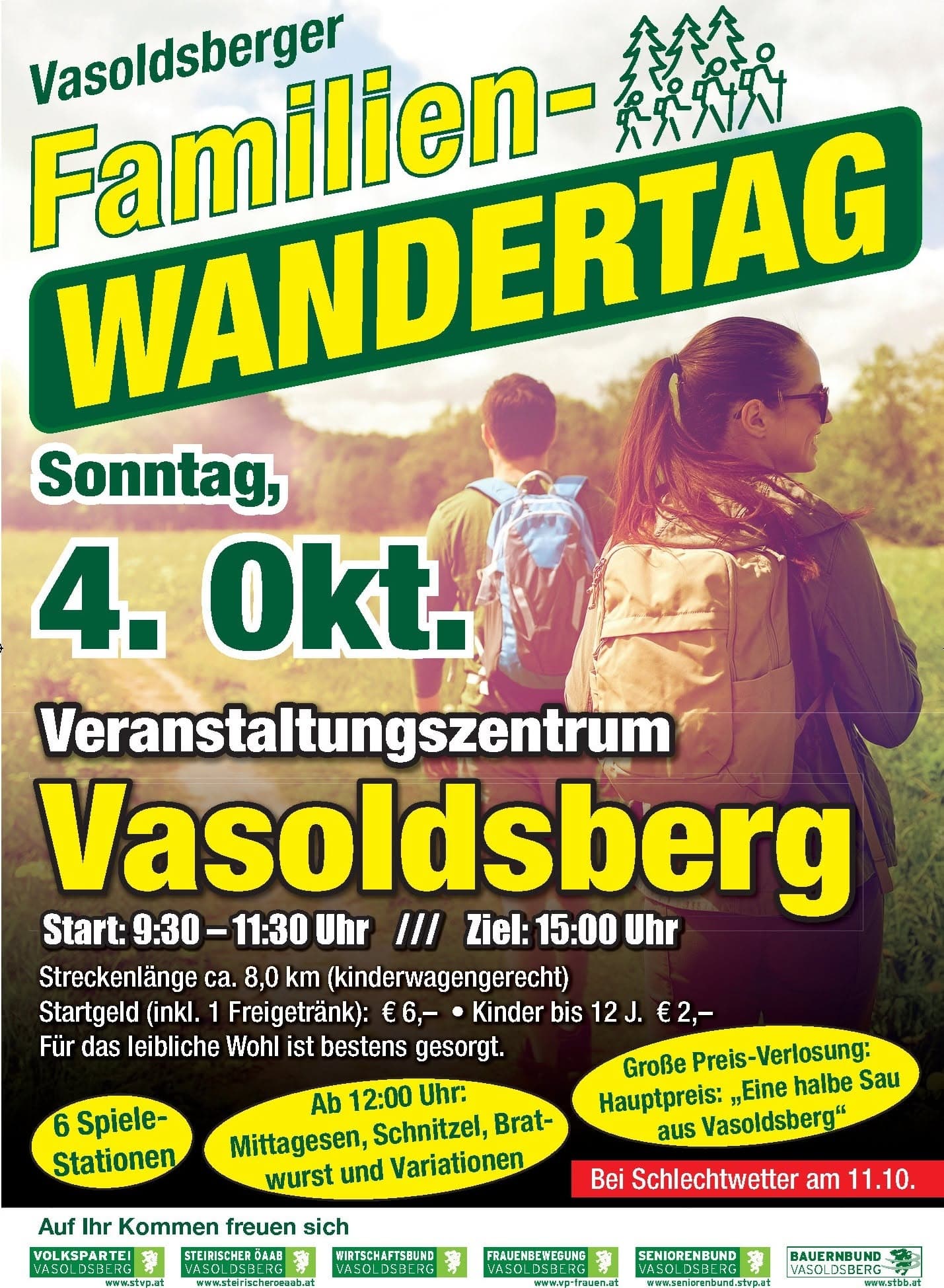 Vasoldsberg lädt zum großen Familienwandertag – Wandern, Spiel und Spaß für die ganze Familie