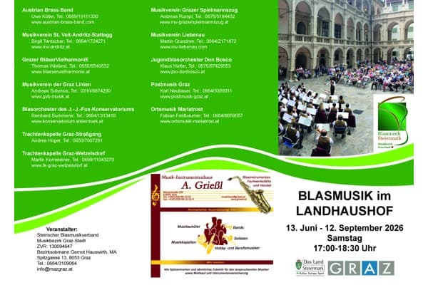Blasmusik im Landhaushof