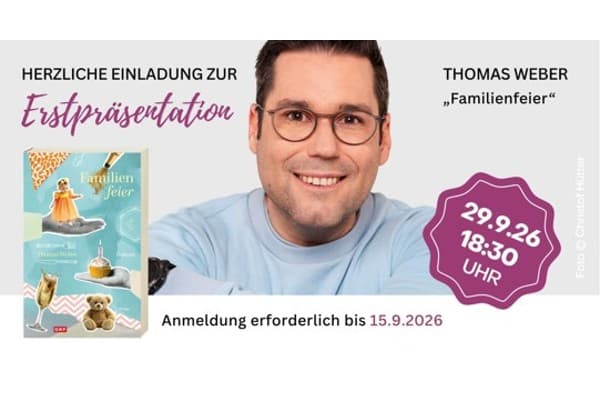 Erstpräsentation des Romans "Familienfeier"