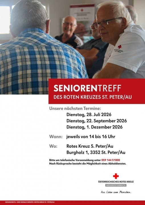 Rotes Kreuz - Seniorentreff