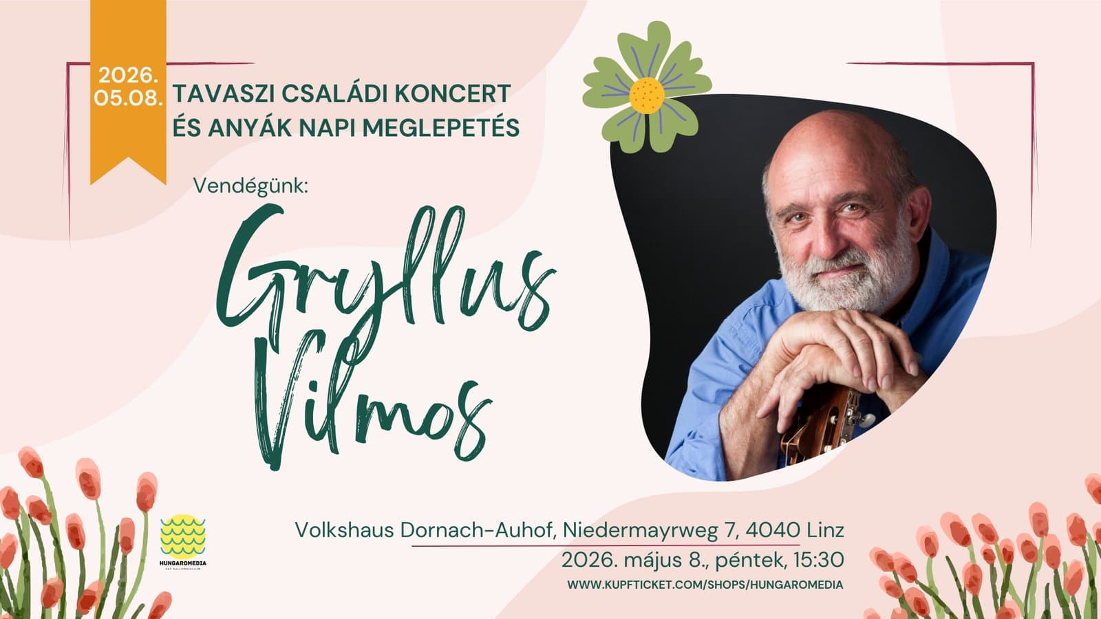 Gryllus Vilmos  – tavaszi családi koncert