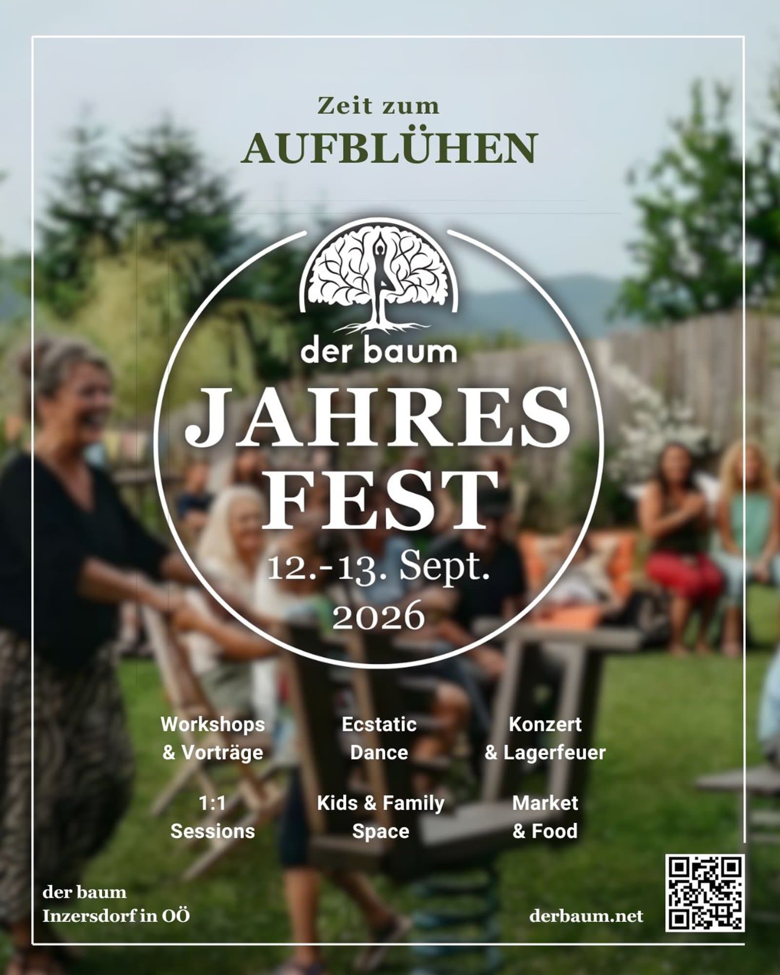 Feiere mit uns 6 Jahre der baum aufblühen