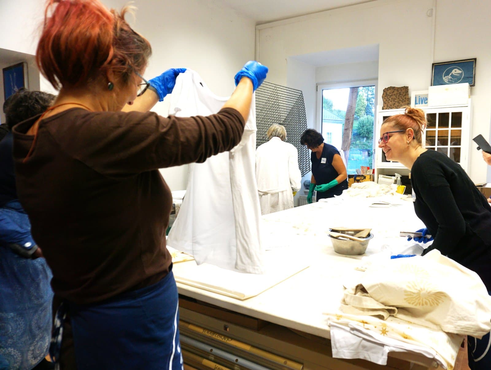 1 Tag blau machen, Blaudruck-Workshop im September