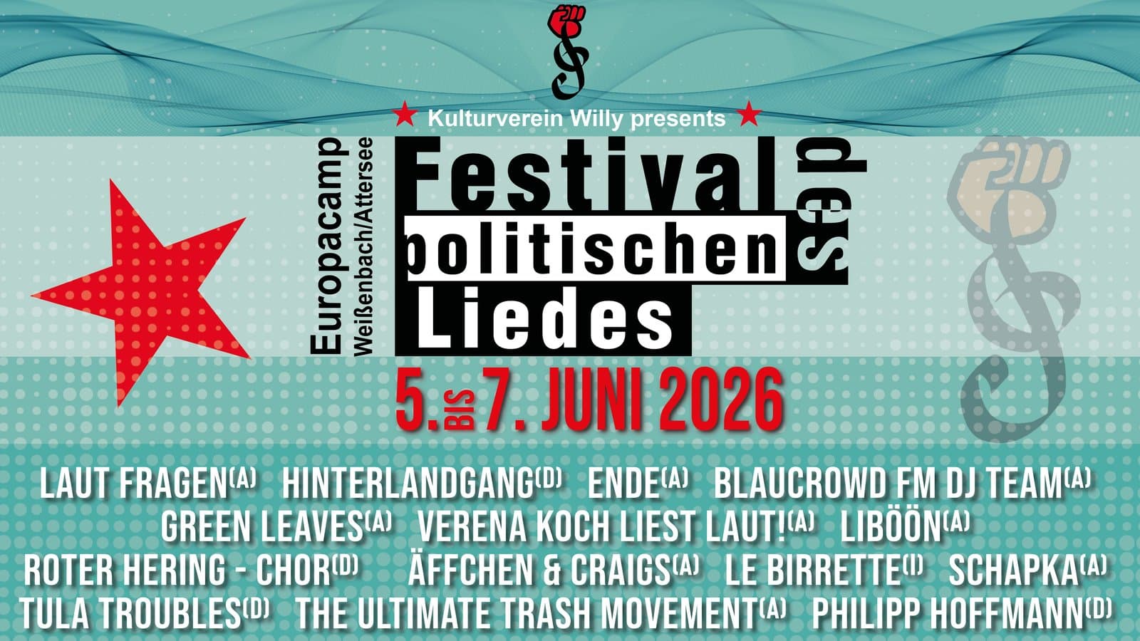 Festival des politischen Liedes 2026
