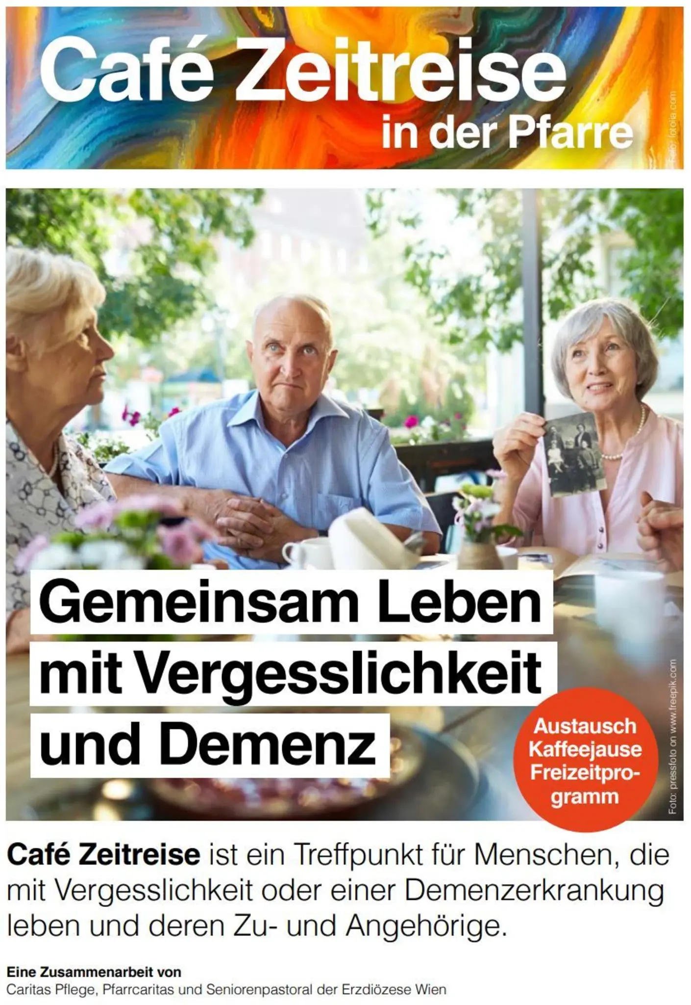 Café Zeitreise in der Pfarre Hollabrunn