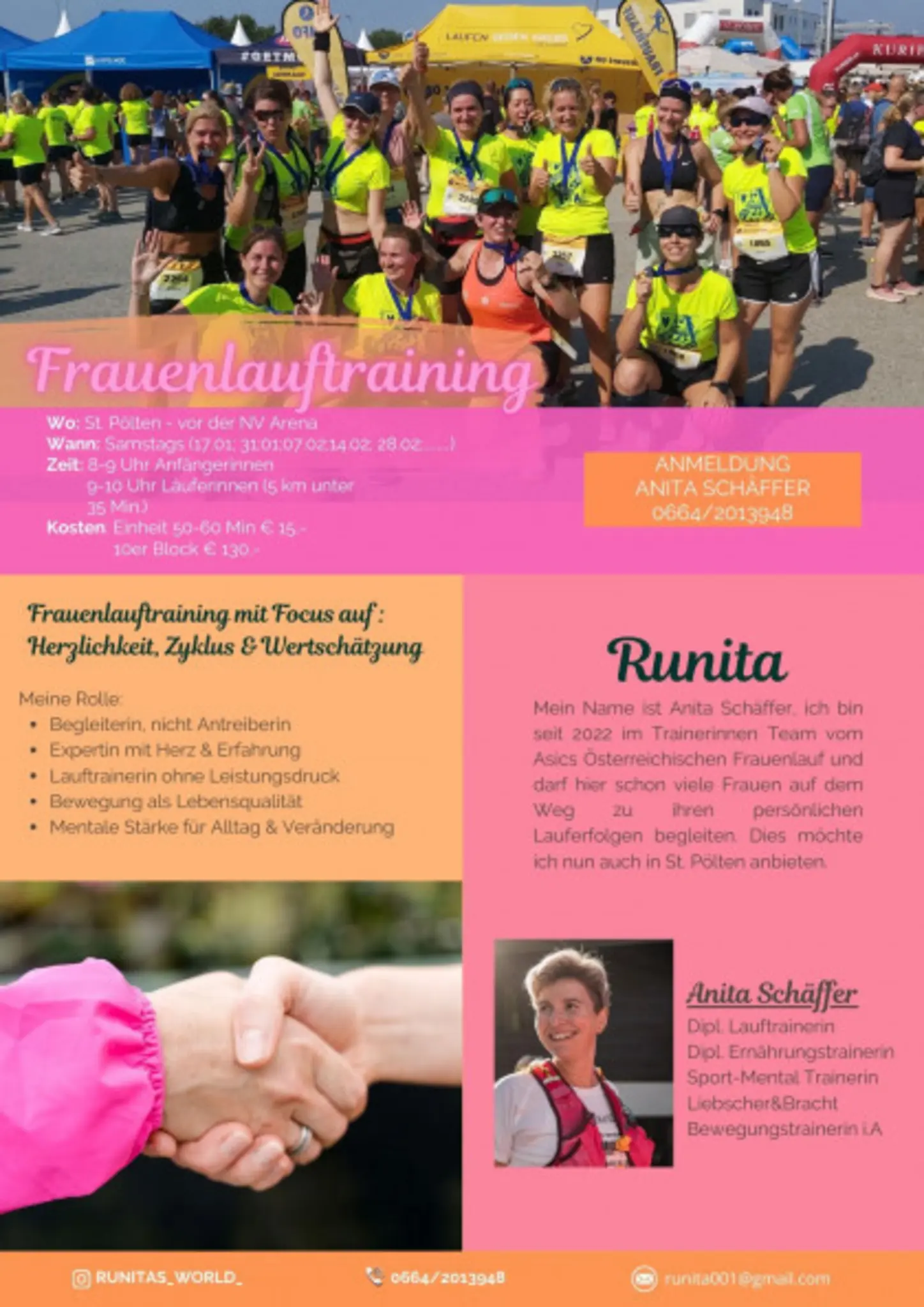 Lauftraining mit Runita