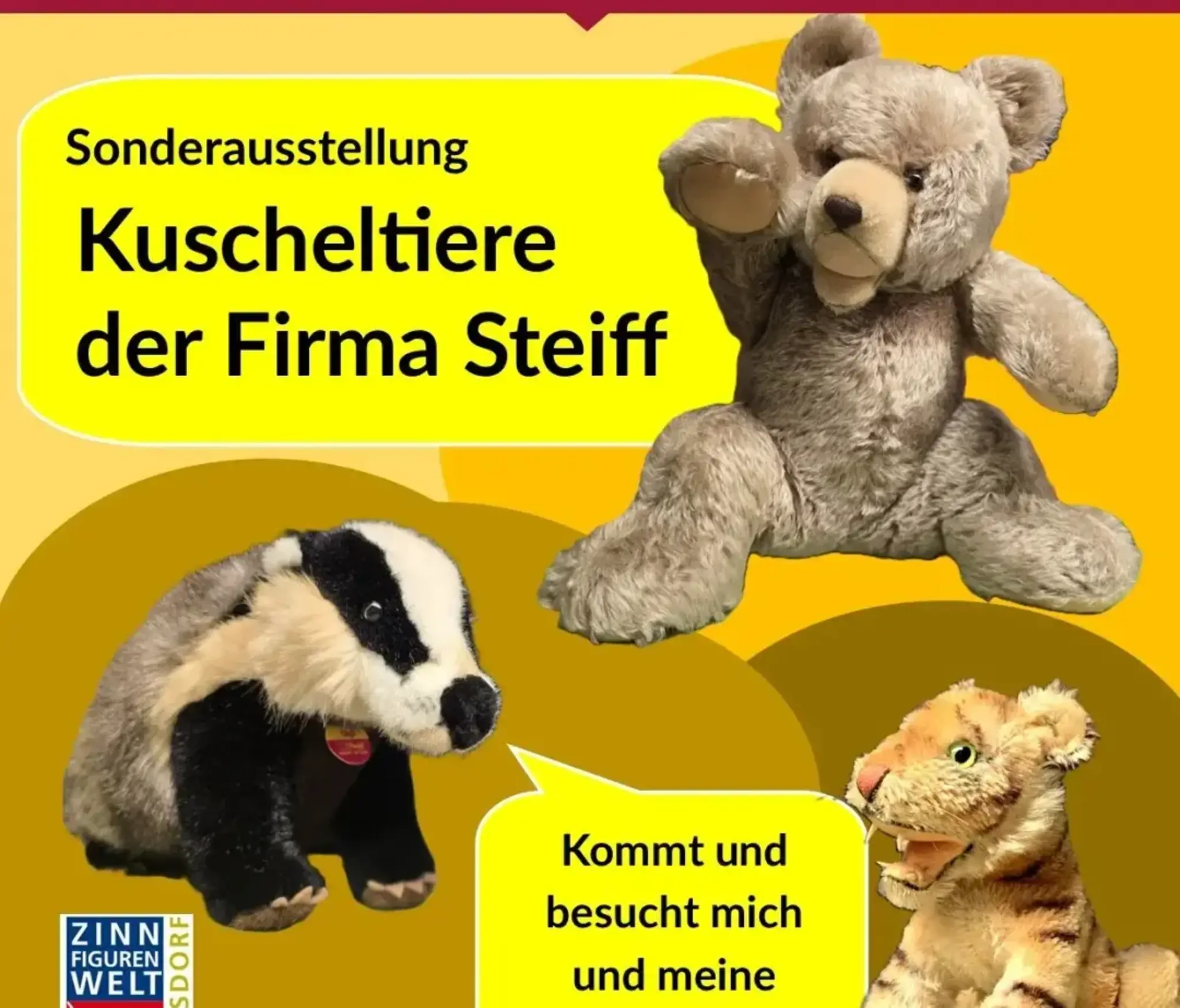 Sonderausstellung: Kuscheltiere der Firma Steiff