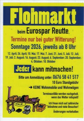 Flohmarkt in Reutte