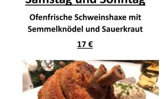 Knusprige Schweinshaxe - Ammerwald Alm