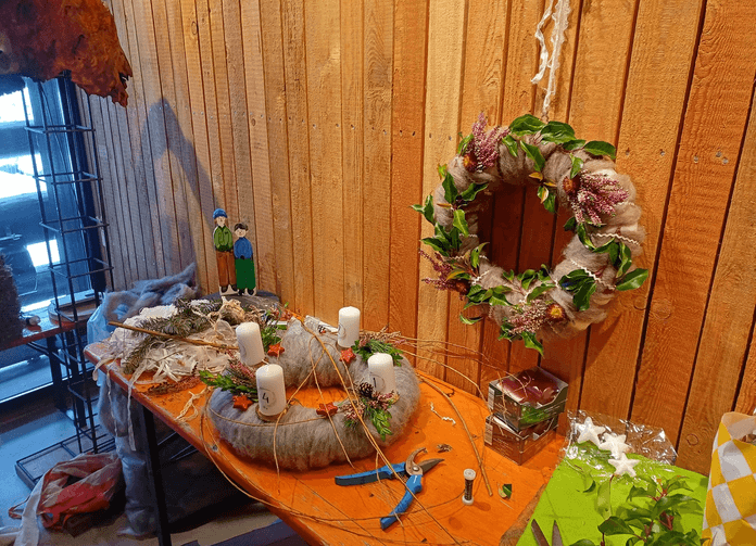 Advent Wreath and Arrangement Crafting