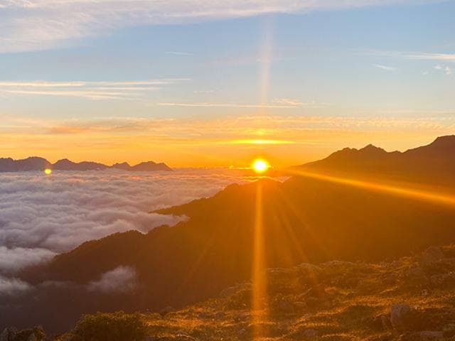 Sonnenaufgangsfahrt am Sechszeiger