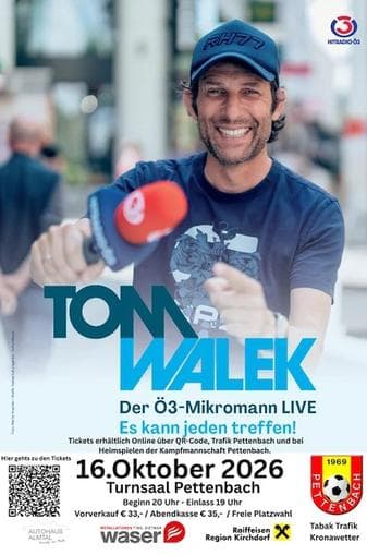 Tom Walek: Der Ö3-Mikromann LIVE - "Es kann jeden treffen!" (Kopie)