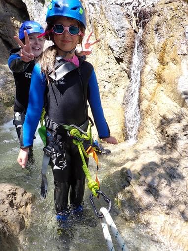 Familien-Canyoning: Abenteuer-Start ab 6 Jahren
