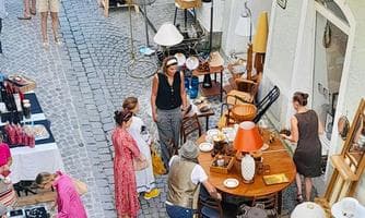 Der schräge Vintage Markt in der Traungasse