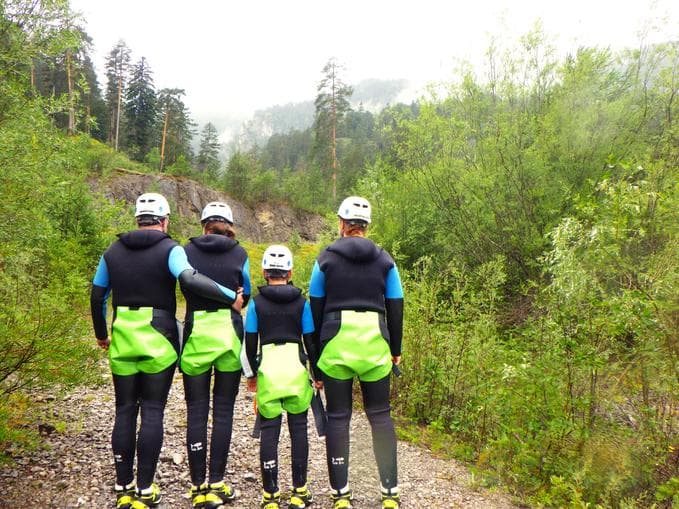 Kinder Canyoning