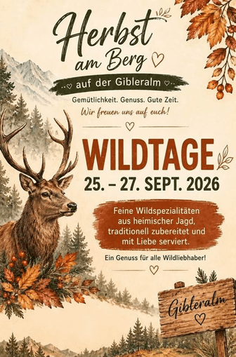 Wildtage auf der Gibleralm