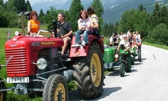 Traktorfahren am Pürcherhof