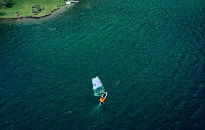 Windsurfen Schnuppern am Brennsee