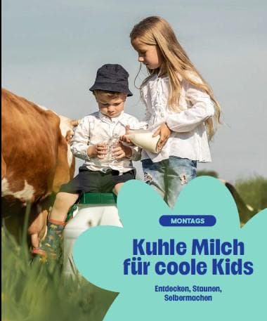 Kuhle Milch für coole Kids