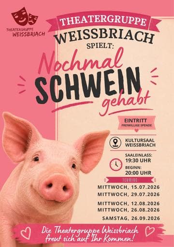 Theater - Nochmal Schwein gehabt