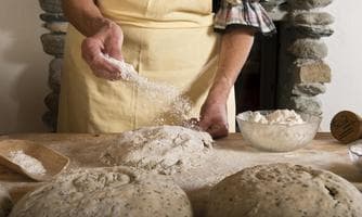 Brotbacken beim Wanderniki
