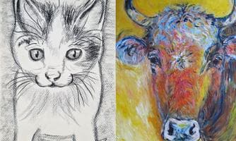 Farbwelten & Elemente Intuitives Malen mit Acryl