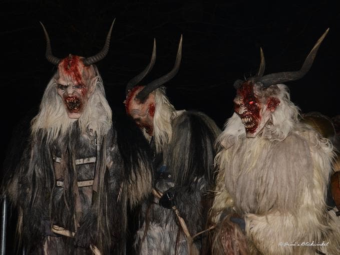 Krampusumzug in Dellach im Drautal