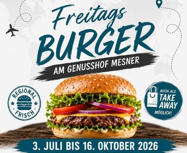 Freitags-Burger am Genusshof Mesner
