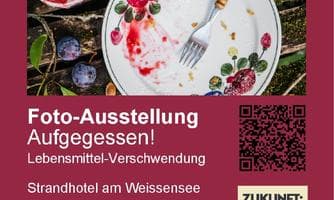Vernissage der Freiluft-Ausstellung "Aufgegessen"