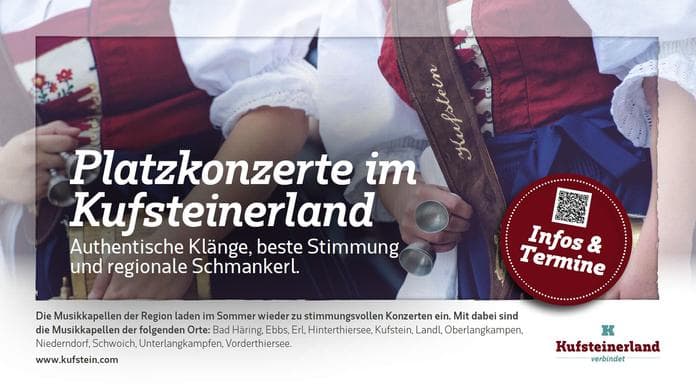 Platzkonzert der Knappenmusikkapelle Bad Häring