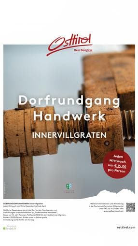 Dorfrundgang Handwerk Innervillgraten