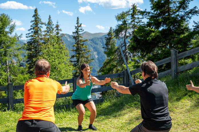 Outdoortraining mit Jessica