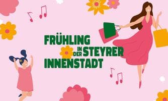 ühling in der Steyrer Innenstadt