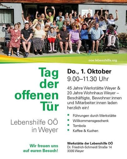 Tag der offenen Tür | Lebenshilfe Weyer