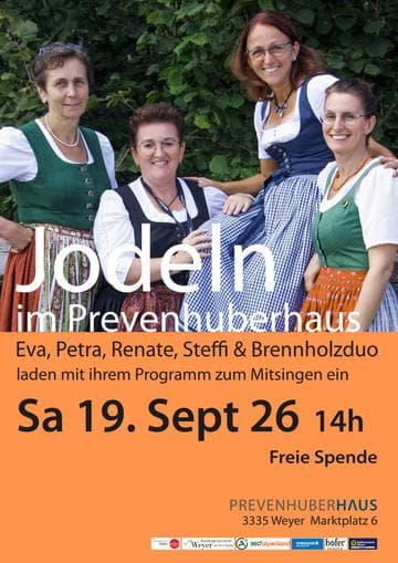 Jodeln im Prevenhuberhaus