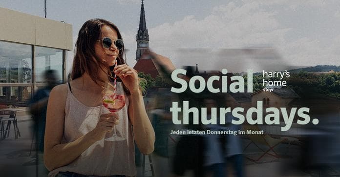 Social thursdays. - meet | drink | enjoy