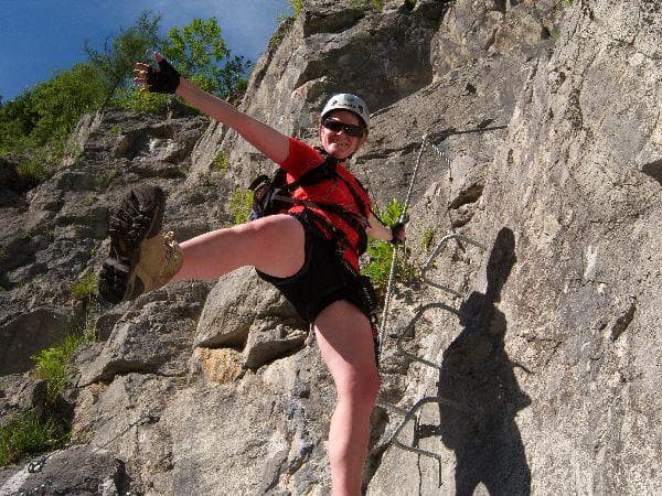 Klettersteigtraining