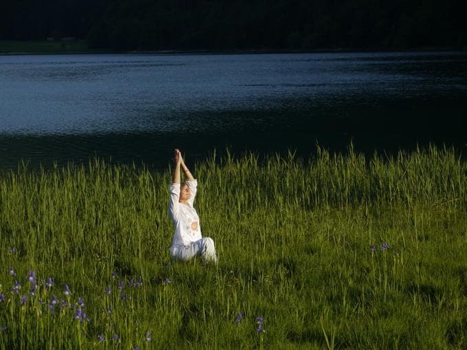 Yoga am Hintersee