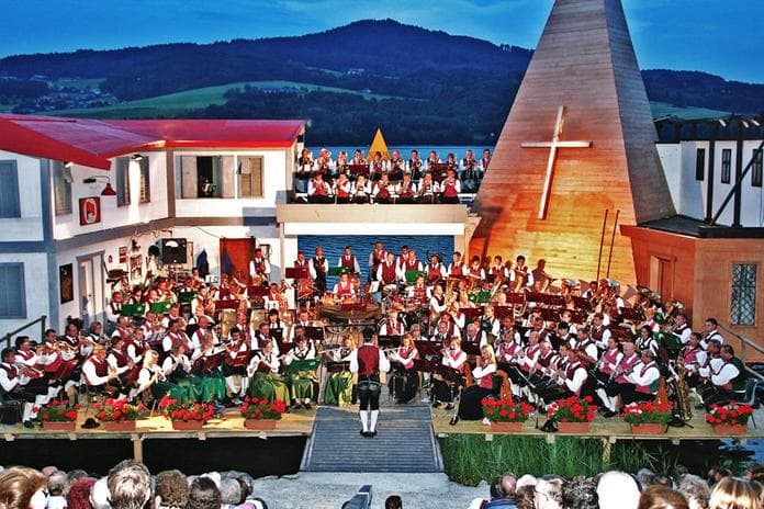 Blasmusik Großkonzert auf der Seebühne