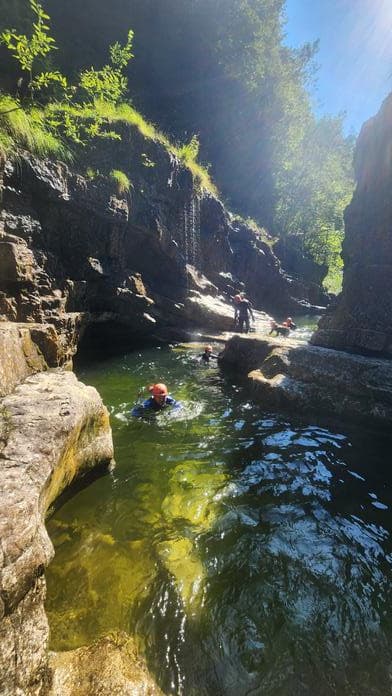 Canyoning durch die Strubklamm