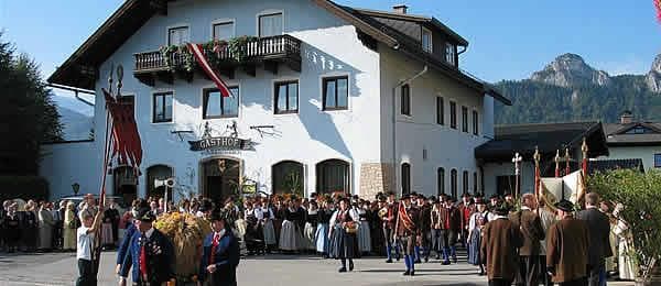 Erntedankgottesdienst mit Prozession